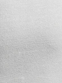 Zolique Winter Women's Clothing Light Gray Diagonal Collar Sweater Dress Long Sleeved Medium Long Casual Sweater Dress Fall Cloth For Women - Light Grey - View 6