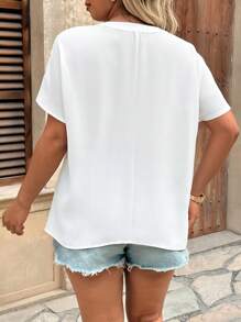 Breezaya Plus Size Women Casual Floral Print Shirt For Vacation