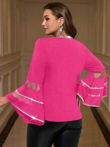 SHEIN Clasi Women Plus Size Casual Simple Fashion Blouse, Everyday Wear