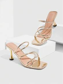 CUCCOO SZL 全新夏季时尚百搭女士高跟凉鞋