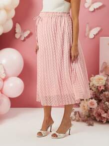 Loomaby Maternity Skirts, For Baby Shower Party,Valentine's Day,Gender Reveal Skirt