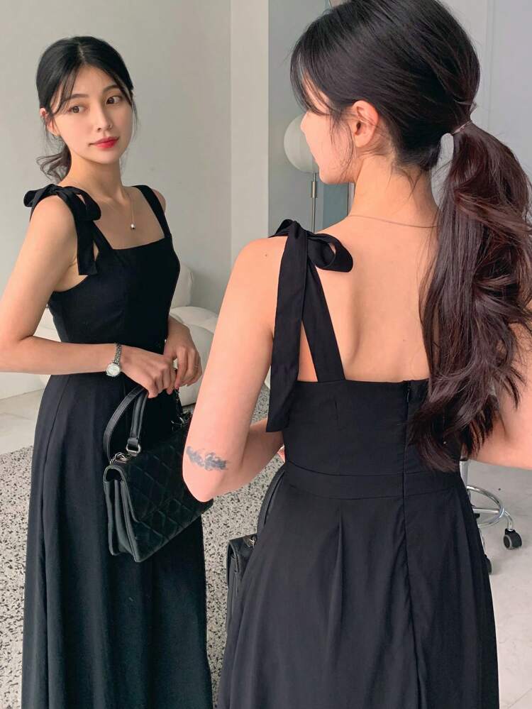 Women's Casual Solid Color Sleeveless Dress SunDress