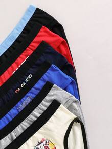 6pcs/Pack Boys Video Game Printed Breathable Cotton Briefs Underwear