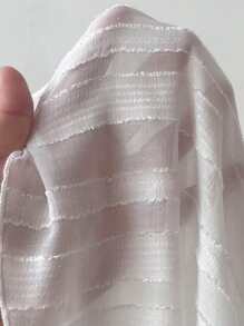 Sunnyshic Blusa de manga corta con cuello corazón, pliegues en la espalda, moño en la parte delantera y silueta de burbuja para tallas grandes