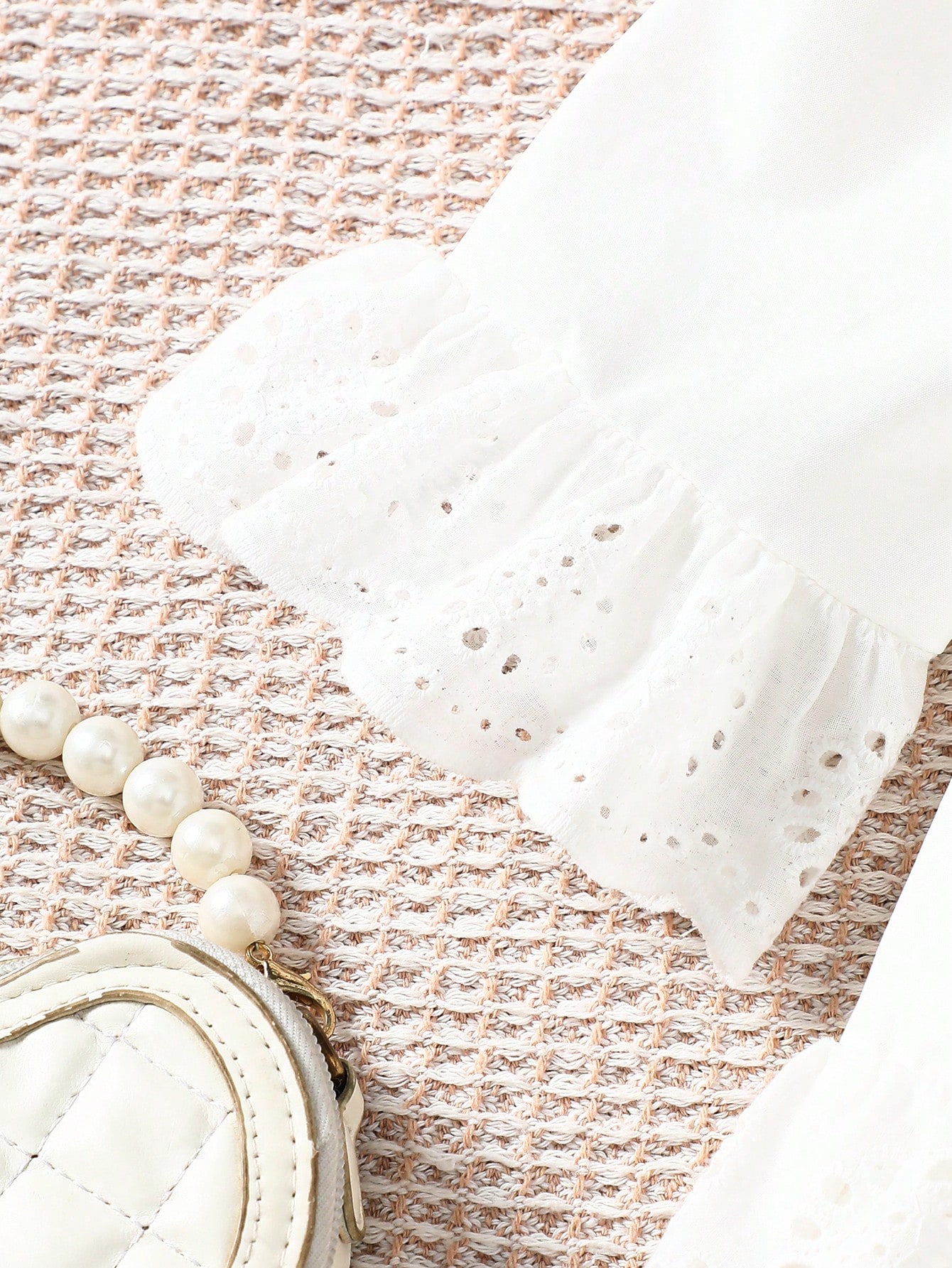 Elladie kids طقم قطعتين للفتاة الصغيرة، بلوزة الكت...