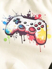 6pcs/Pack Boys Video Game Printed Breathable Cotton Briefs Underwear