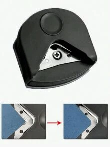 1PC Corner Rounder R4 Corner Punch Portable Paper Trimmer Cutter For Cards Photo Cutting DIY Craft Scrapbooking Tools, Chamfering Cutter Cutting ToolHandmade Photo Paper Card Right Angle Pointed Arc Trimming Paper Cutter, Back To School, School Supplies, Back To School, School Supplies