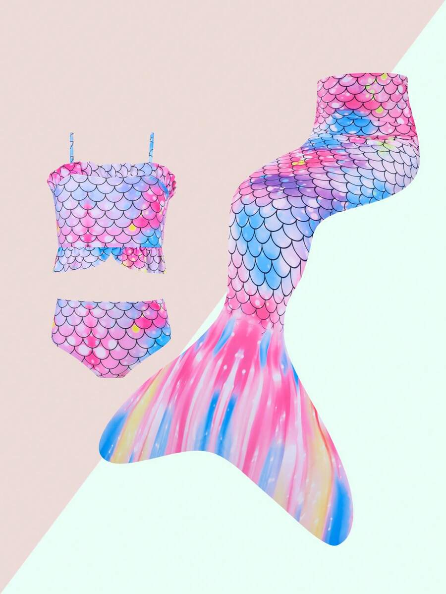 Patrón De Escamas De Sirena. Rainbow Princess Mermaid Telón De Fondo, image size:900x1198