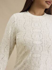 Forever 21 女士大码休闲上衣，简约时尚，适合日常穿着 - 米色 - 查看 7