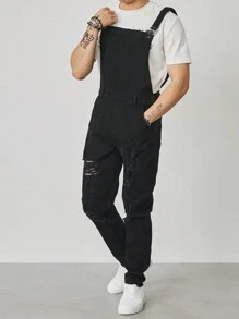 Manfinity Homme Men's Casual Denim Jeans, Simple And Fashionable For Everyday Wear