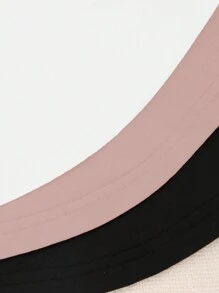 SHEIN Unity 女士纯色领口无袖简约上衣，休闲日常穿着 - 彩色 - 查看 4