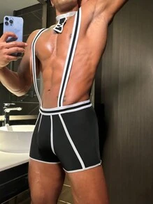 2pcs Men's Costume Set: Pants And Bow Tie Halloween