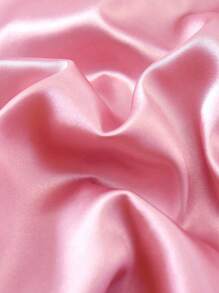 少女睡衣三件套 - 浅粉色泡泡纱短裤、长裤和短袖衬衫