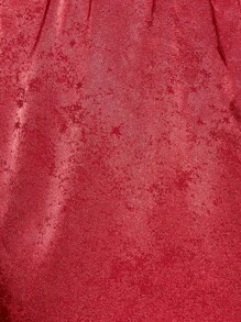 AiiRZ Luxurious Halter Neck Satin Evening Maxi Dress Party Gown Wedding Guest Formal Holiday Special Occasion Long Elegant Flowy Dress - Red - View 7