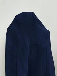 SHEIN LUNE 大码女式夏季柔软 V 领无袖背心，西部风女式节日波西米亚嬉皮女牛仔老钱波西米亚风 - 藏蓝色 - 查看 7