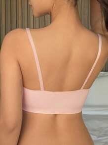 DAZY Wireless Padded Pushup Invisible Seamless Bra For Women Lingerie For Women - Pink - View 2