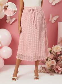 Loomaby Maternity Skirts, For Baby Shower Party,Valentine's Day,Gender Reveal Skirt