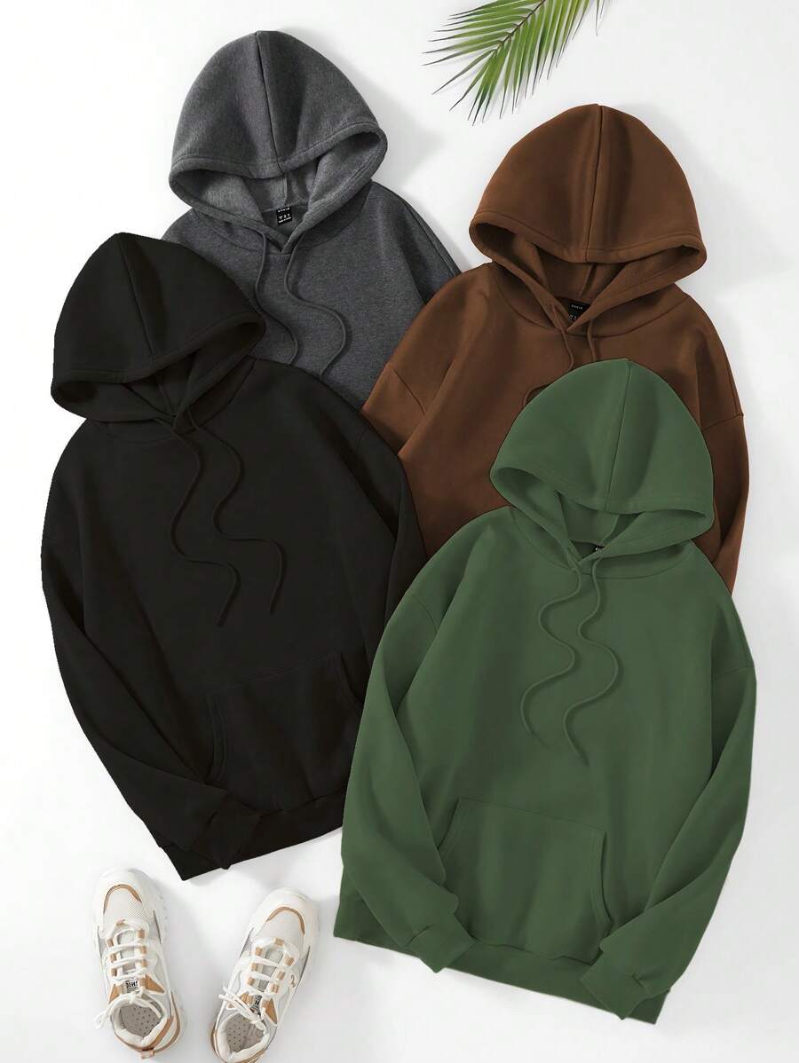 SHEIN Unity 4 件套羊毛常规款运动衫