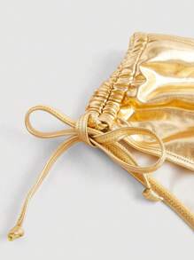 SHEIN MOD 女士纯色比基尼泳装，简约时尚休闲日常穿着，泳装套装，性感，性感比基尼，女士度假装，海滩度假，夏季海滩度假两件套泳装