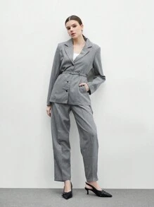 CUCCOO BIZCHIC 女式尖头高跟凉鞋，配铆钉装饰和踝带 - 黑色 - 查看 10