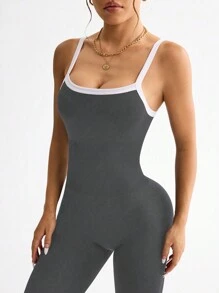 Easithlete 运动连体裤 / 无缝 / 高腰 / 可调节