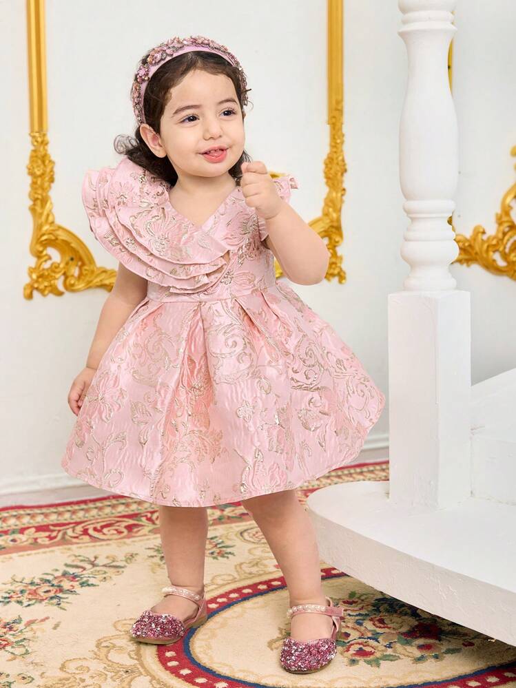 baby girl pink dress Pink Baby Girl Dress 6-24 MONTH 35459PR