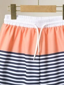 Tween Boy' Printed Beach Shorts/Swimwear - Multicolor - View 3