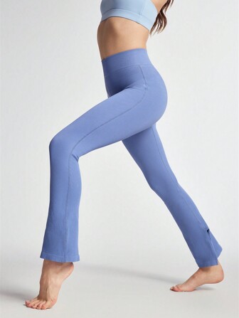 Lifespree Enfärgad Casual Seamless High Elastic Sport Yoga Byxor För Kvinnor