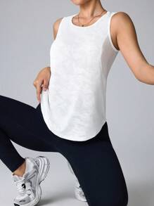 Easithlete Casual Solid Color Breathable Sports Vest
