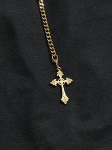 ROMWE J-Fashion Áo ba lỗ ngắn tay Shibuya Y2K, họa tiết da báo và dây đeo chéo dành cho nữ - màu đen - Xem 4