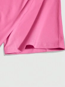 ROMWE MEN Street Life Set de 2 piezas de pantalón corto y top de cuello redondo con estampado gráfico para hombre