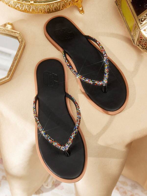 CUCCOO TILAWA Women's Summer New Casual Fashion Non-Slip Wear-Resistant Round Toe Flat Sandals Spring Shoes