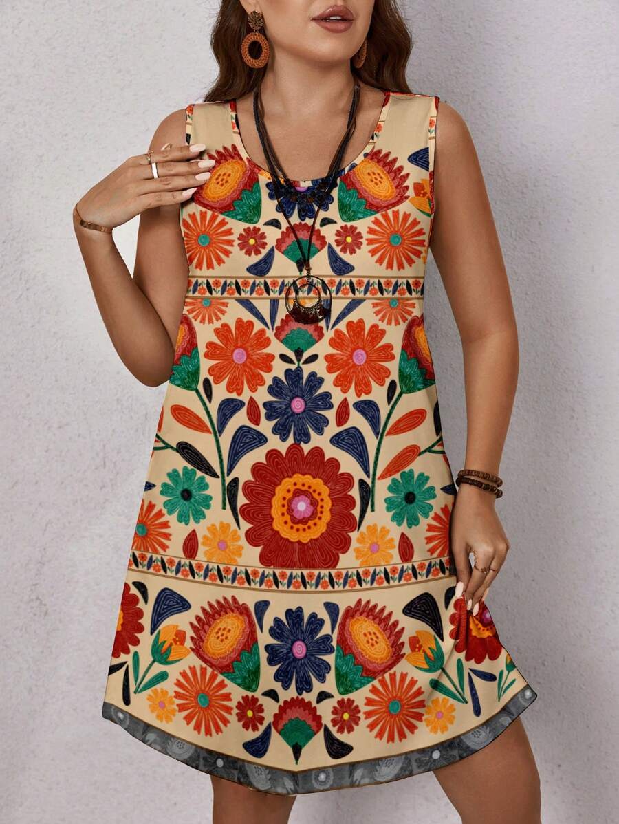 Floral Print Tank Top