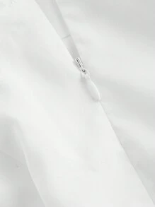 SHEIN MOD Vestido largo blanco sin espalda con lazo para mujer, vestido blanco de primavera, vestido de graduación, vestido de verano, vestido para invitada de boda, ropa de primavera, vestidos elegantes para mujer