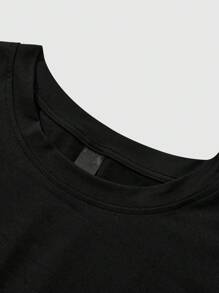 Manfinity Homme Men's 2 Pieces Set Of Fitted Casual Short-Sleeved Round Neck T-Shirts, 2 Pieces Short-Sleeved T-Shirt Set In Different Colors, Simple Letter Slogan Printed Round Neck T-Shirts, Men's Two-Piece Casual Commuting Outfit, Daily Casual Wear For Commuting, Boyfriend Gift.