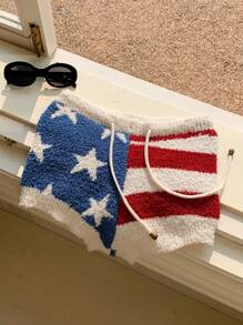 SHEIN EZwear Pantaloncini casual minimalisti da donna, adatti per uso quotidiano - Multicolore - Visualizzare 3