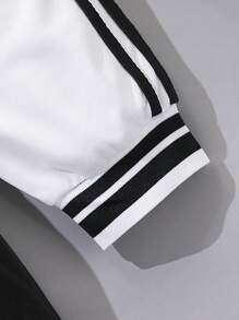 SHEIN 1 件女童黑色休闲连衣裙 - 黑色 - 查看 6