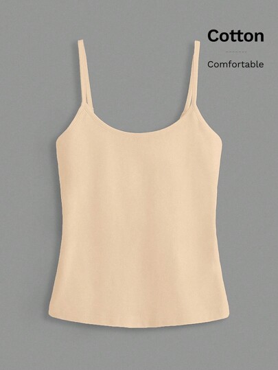 SHEIN BASICS Top de tirantes sólido