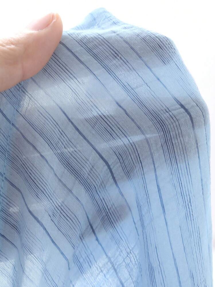 Women Striped V-Neck Ruffled Blouse,Fall Women Clothes Long Sleeve Top