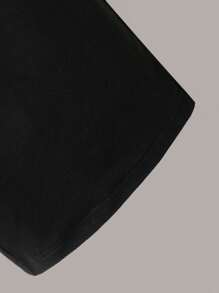 幼儿男孩卡通大胡子矮人印花圆领短袖 T 恤和短裤套装 - 白色 - 查看 5