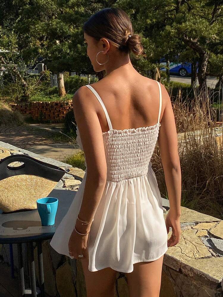 Women's Long Patchwork Cami Top Summer