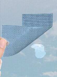 SHEIN "Waterproof Self-Adhesive Window Screen Repair Tape, Anti-Insect Mesh Patch For Dorm Doors/Curtains, Strong Adhesive Repair Tape For Torn Screens, 2M/78.74INCH Length "