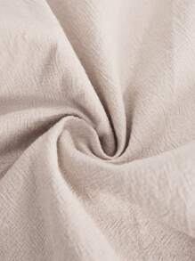 AKNOTIC Business Casual Men's Fawn 100% Cotton Herringbone Woven Long Mid-Waist Straight Leg Tapered Casual Pants, Suitable For Daily Wear And Vacation, Graduation Gift - Apricot - View 7