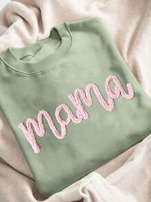 INAWLY Felpa da donna con collo tondo, manica lunga, regular, adatta per autunno/inverno
