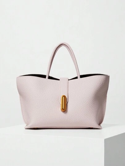 2024 New Handheld Basket Bag With Retro Design, Shoulder & Cross-Body Satchel For Women