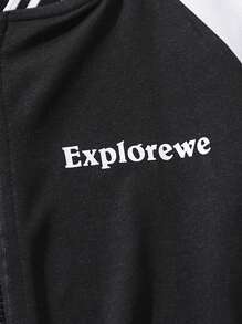 SHEIN 1 件女童黑色休闲连衣裙 - 黑色 - 查看 5