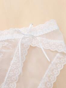 Snug Zone 5 chiếc/gói quần lót ren vá thanh lịch mơ mộng cho nữ - Nhiều màu - Xem 4