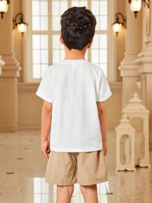 Jungen Zweiteiler mit mehreren Teilen, geeignet für Kleidung junger Jungen, einschließlich Kleidung für kleine Kinder und Jungen. Geeignet für Geburtstagspartys, Abendessen, Aufführungen, Hochzeiten, Taufen und den täglichen Schulbesuch. Geeignet für den täglichen Gebrauch, Schulkleidung, Reisekleidung, Frühlings- und Sommermode. - Verschiedenfarbig - Übersicht 4