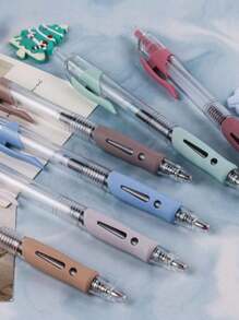 9支/套彩色伸缩圆珠笔 返校季 - 彩色 - 查看 3