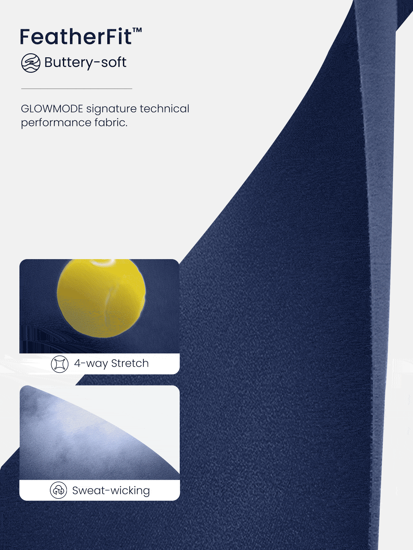 GLOWMODE FeatherFit™ 26 英寸圆领交叉后背连体裤 低冲击瑜伽工作室夏季